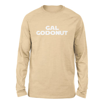 Gal Godonut Men/Unisex Drop Shoulder Sweatshirt in Heather Sand Dune color